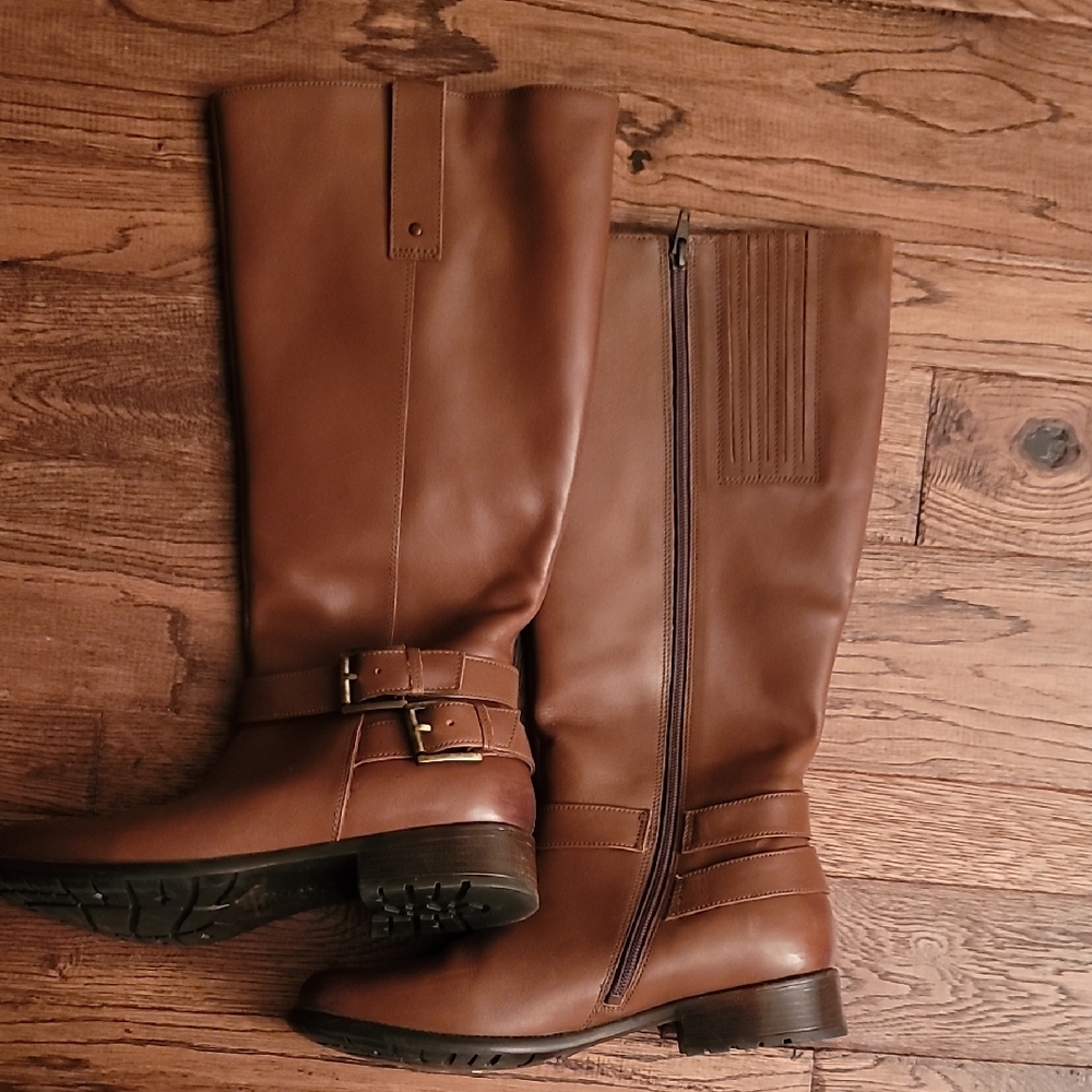 Clarks Brown Knee-High Boots - image 4